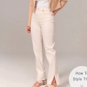 Abercrombie & Fitch 90s Straight leg high rise jeans